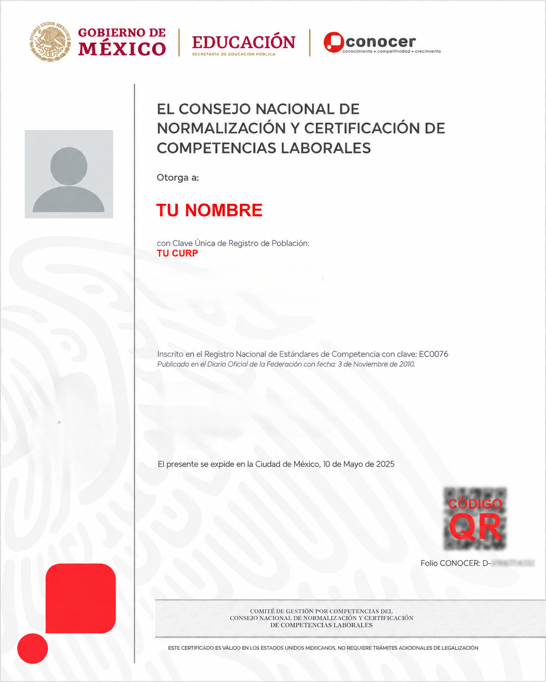 CERTIFICACIONES ICEA